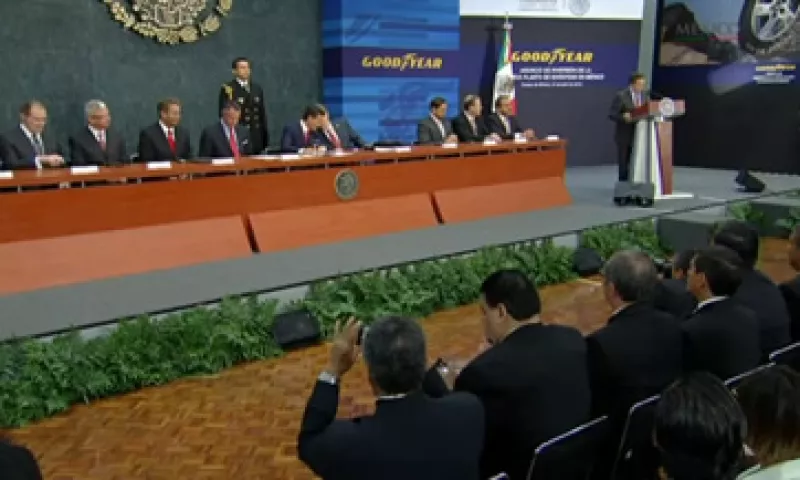 Las autoridades dieron la bienvenida a la inversión de la compañía multinacional. (Foto: Tomada de presidencia.gob.mx)
