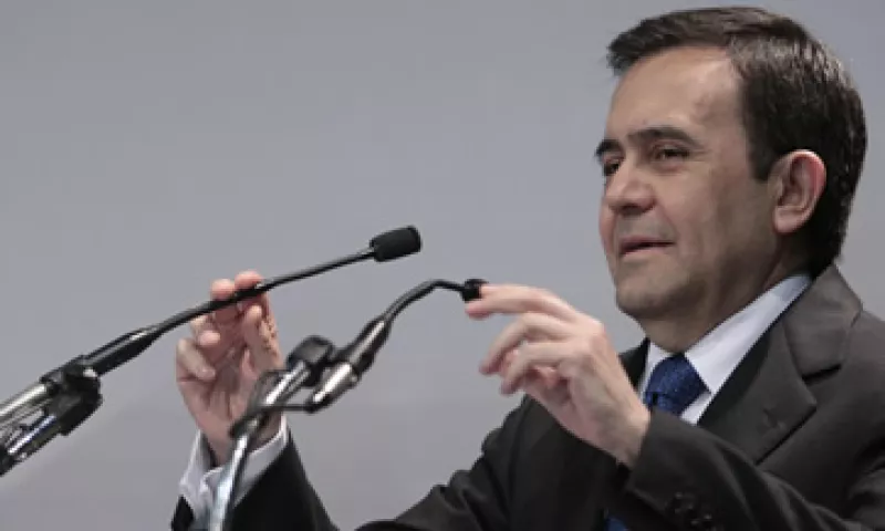 Ildefonso Guajardo, secretario de Economía, asistió a los trabajos de la Semana del Emprendedor. (Foto: Cuartoscuro)