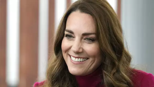The Duchess Of Cambridge Visits Nower Hill High School