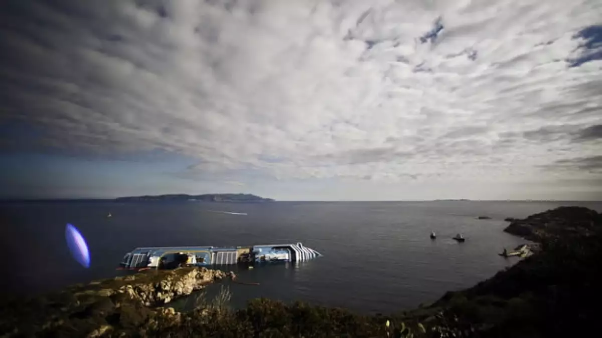 concordia en las costas italianas