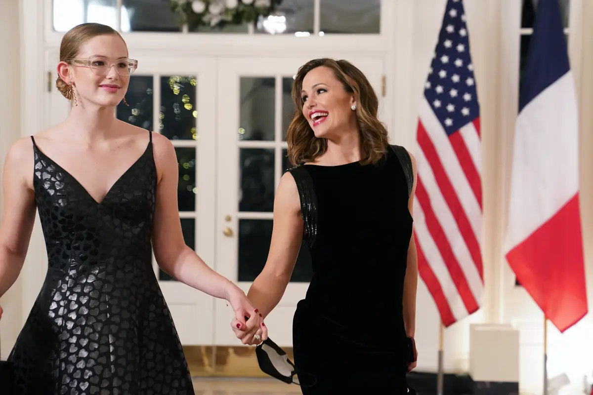 Violet Affleck y Jennifer Garner