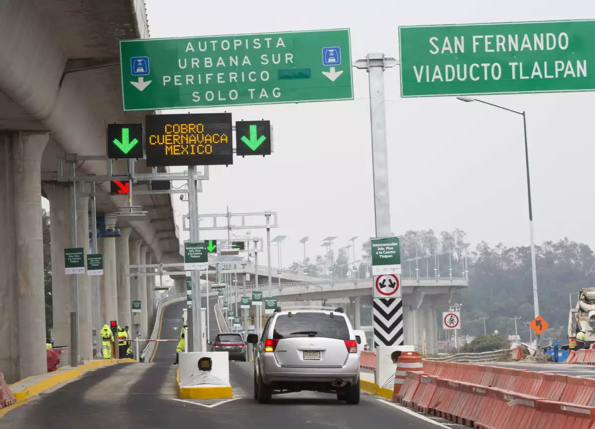 El Viaducto-Tlalpan ahora estará a cargo de Capufe en los accesos a la autopista Urbana Sur