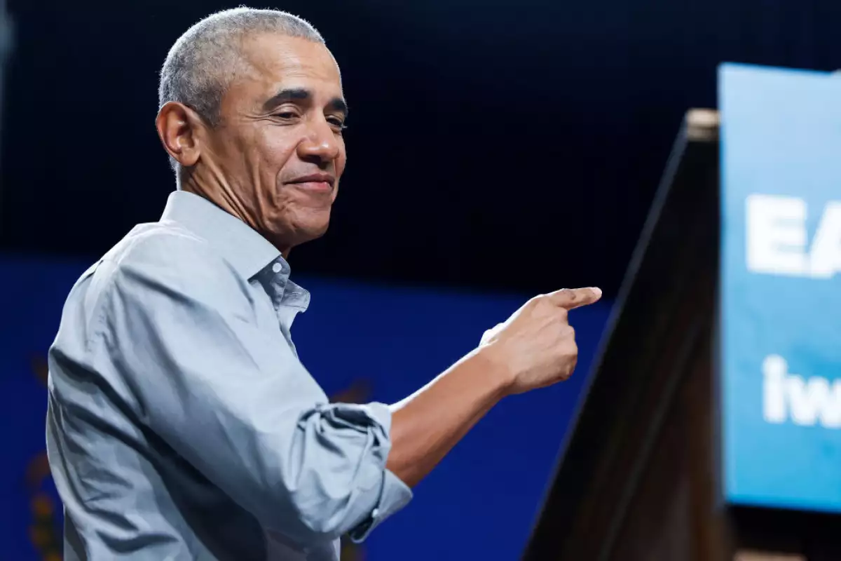 Barack Obama Joins Nevada Democratic Candidates At A Campaign Rally In Las Vegas