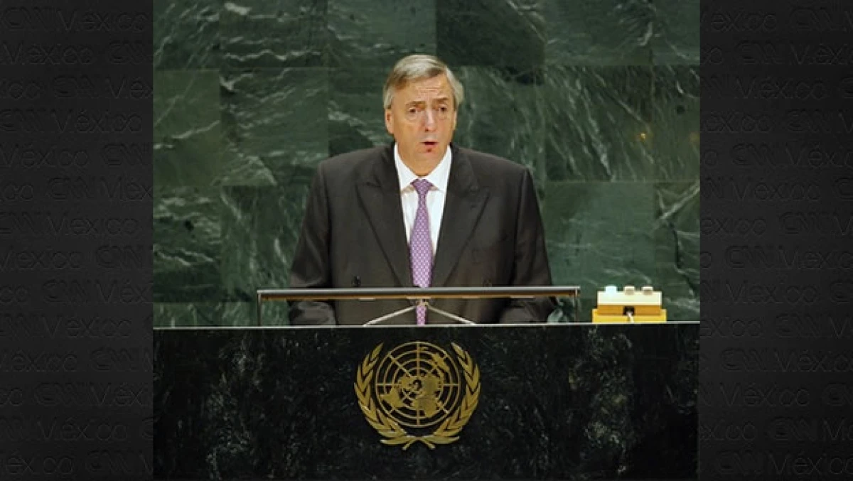 nestor kirchner en naciones unidas
