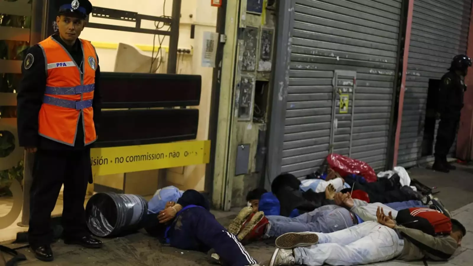 Aficionados, detenidos