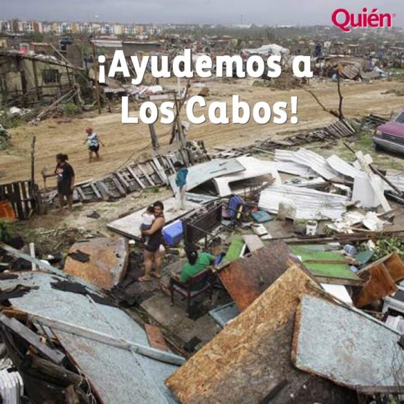 Tras el paso del huracán Odile, muchas comunidades de Los Cabos, Baja California Sur, quedaron afectadas. Por lo que te decimos dónde puedes aportar para ayudar a los pobladores.