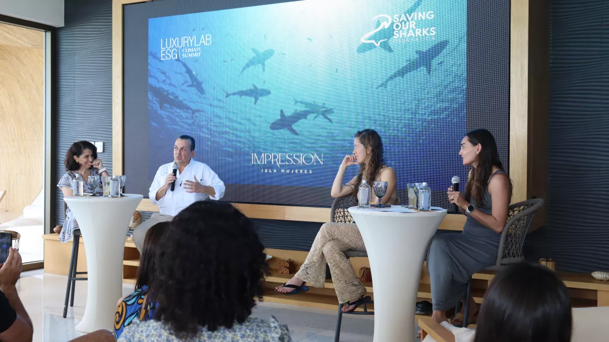 Panel conversatorio sobre Saving Our Sharks.