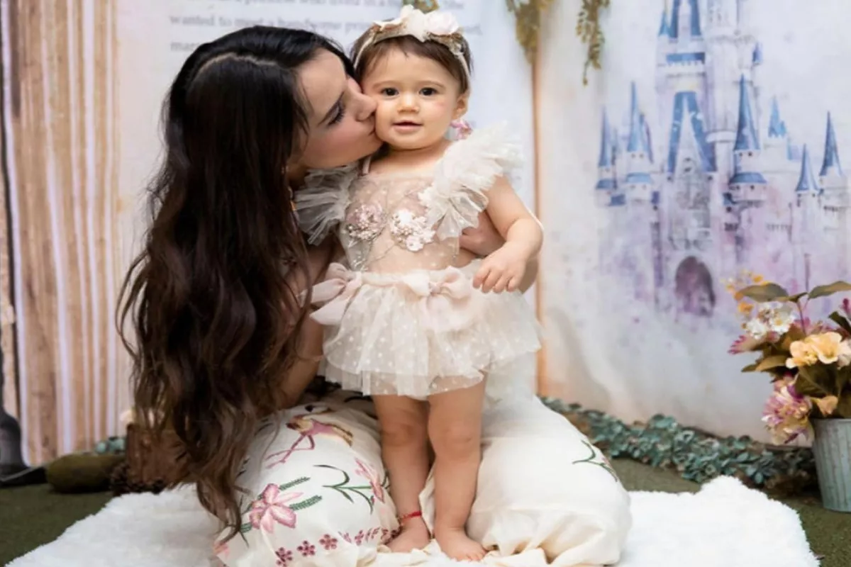 Dulce María y su hija María Paula