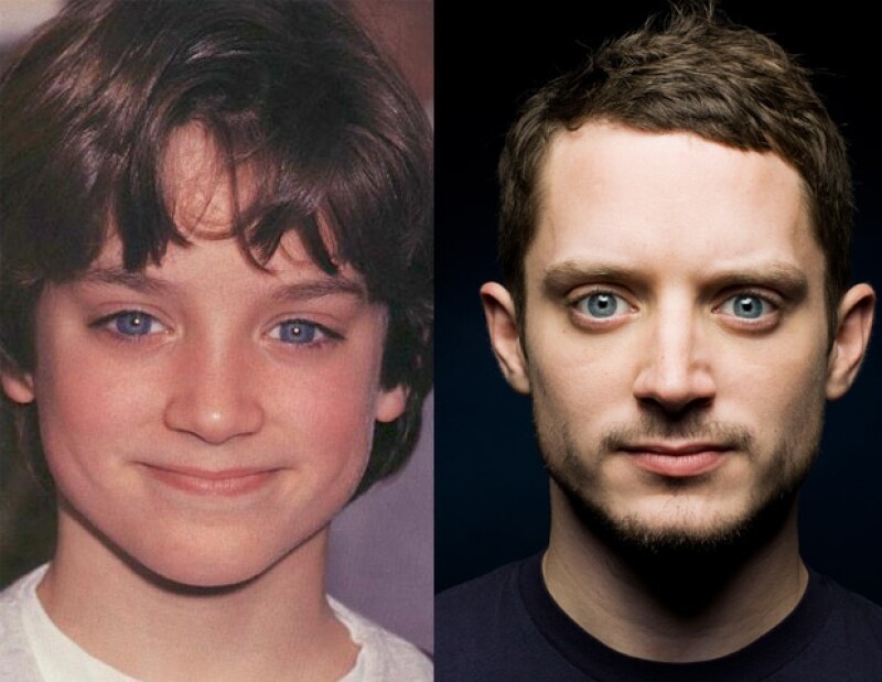 Con el paso del tiempo Elijah sigue conservando su dulce rostro con el que se dio a conocer en la pantalla grande.
