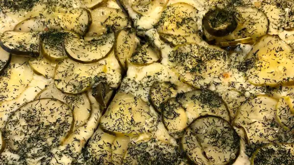 Pizza de pepinillos