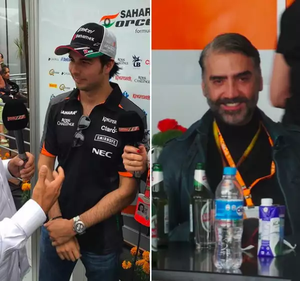 Checo Pérez y Alejandro Fernández