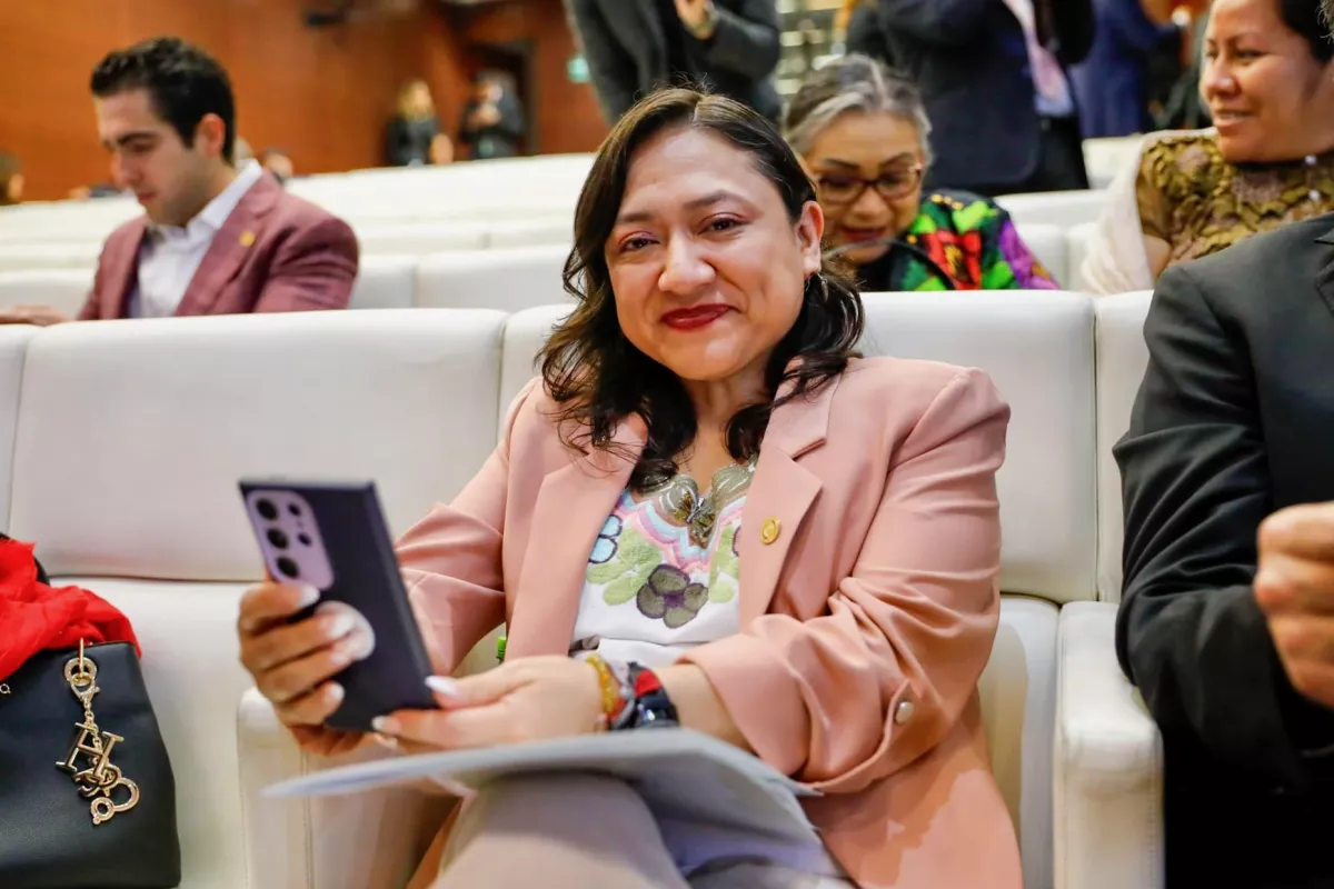 Karina Ruiz llegó al Senado como apoyo de Morena. 