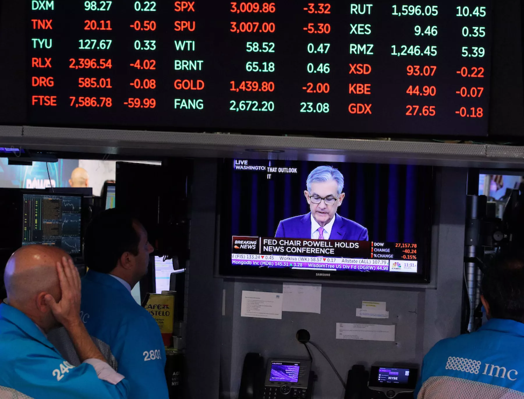 Reserva federal, wall Street