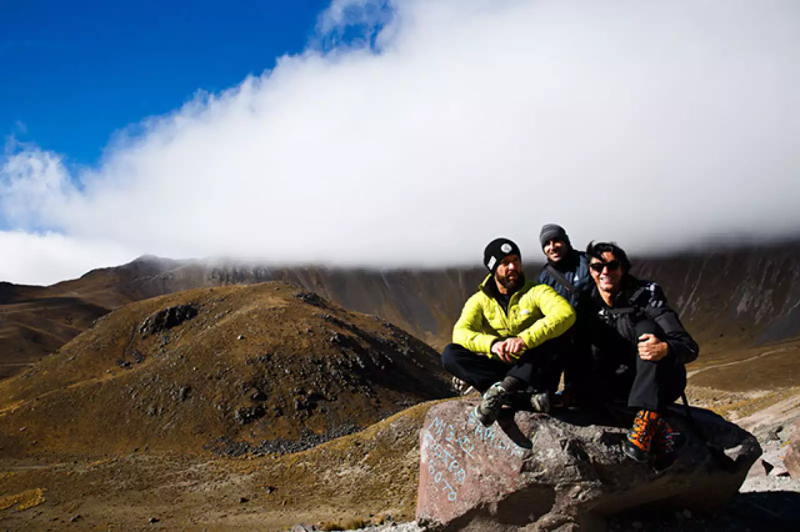 Alejandro Lukini,Germán Anaya y Miguel Álvarez