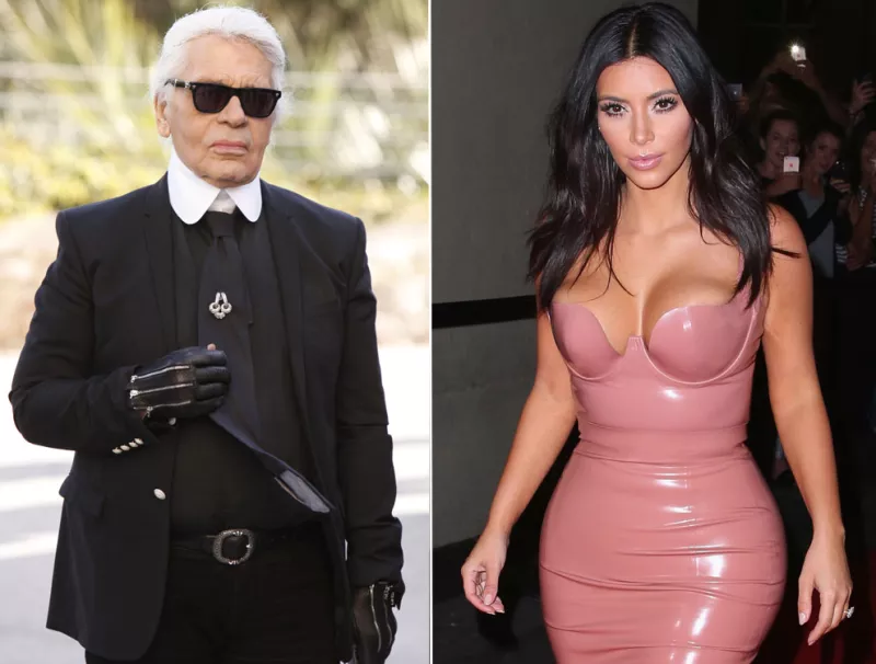 Karl Lagerfeld Kim Kardashian