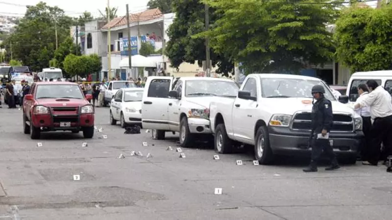 Atentado contra mando policiaco en Culiacan