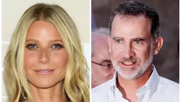 Gwyneth Paltrow y el Rey Felipe de España