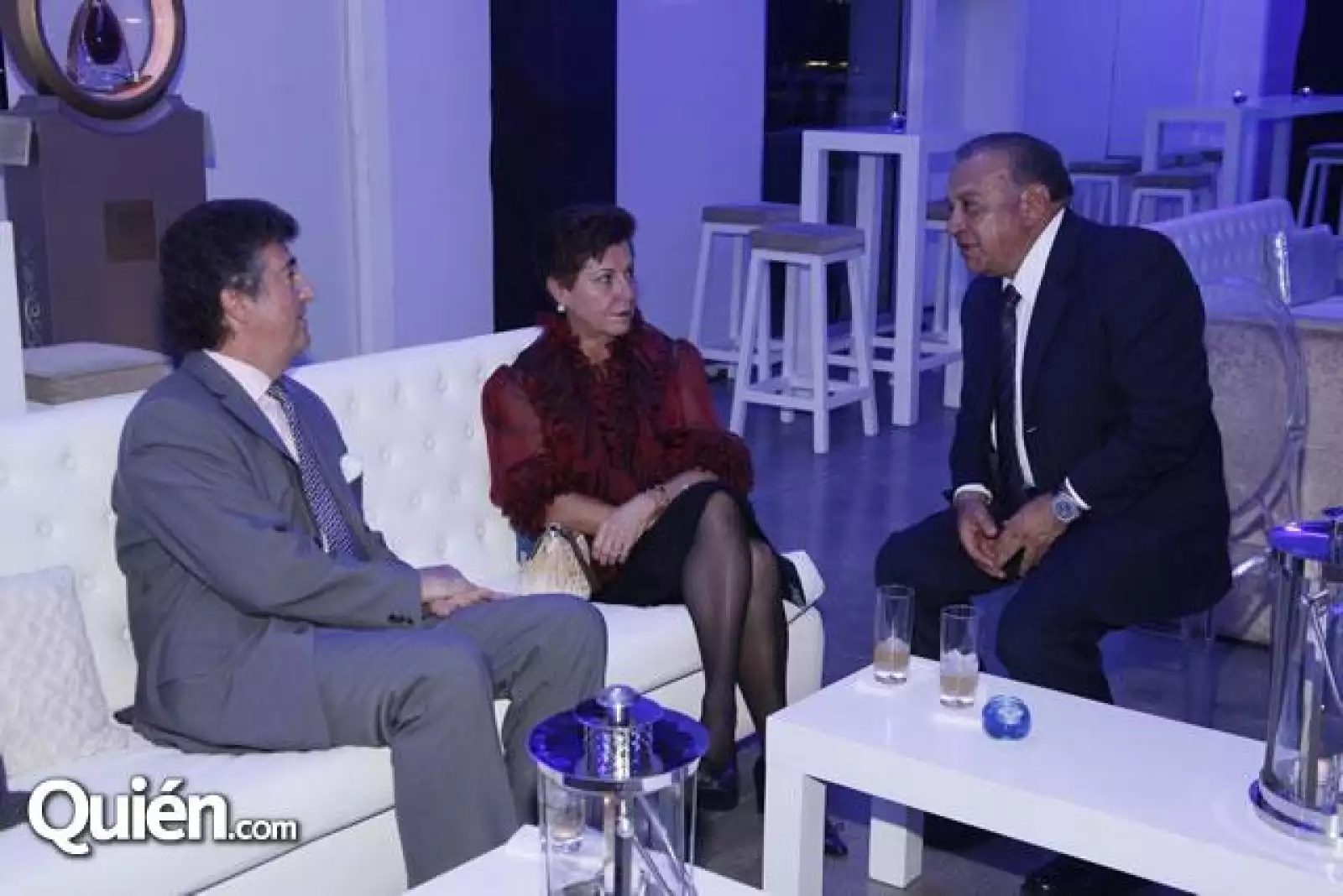 Alejandro Rodríguez,Teresa y Rafael Lagos