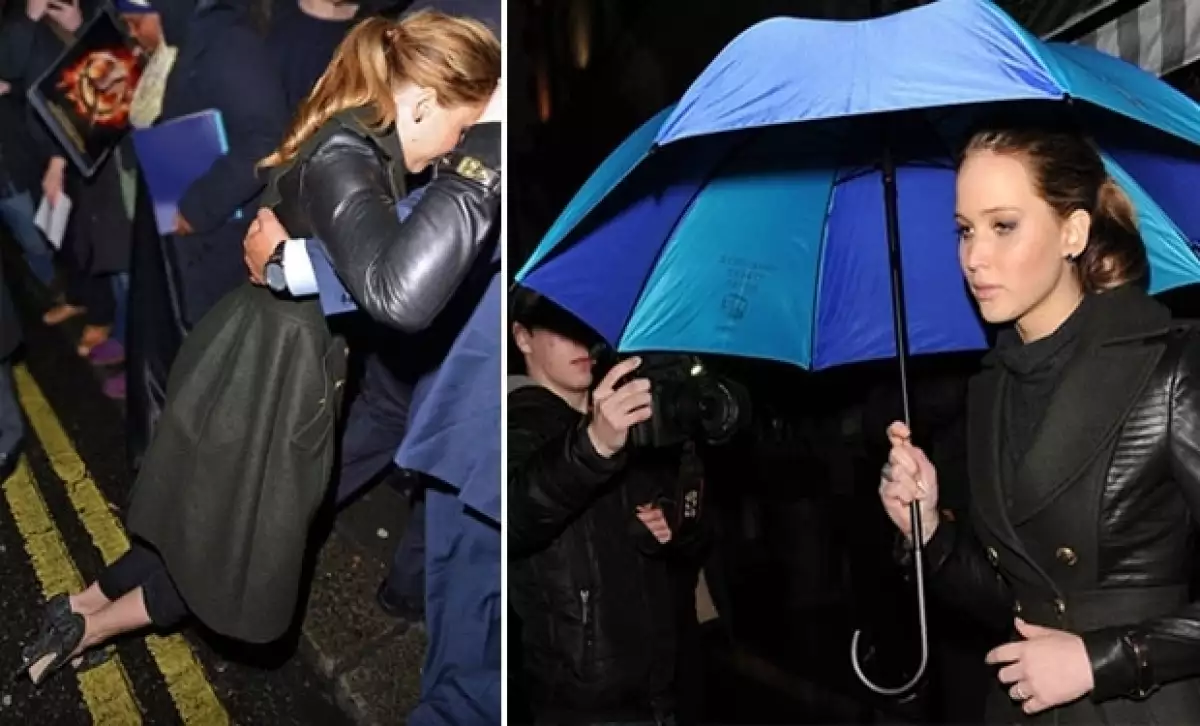 Puede ser culpa del tacón, del suelo, de las condiciones metereológicas , entre otras cosas, el punto es que Kate Middleton, Jennifer Lawrence y Salma Hayek, casi terminan en el suelo.