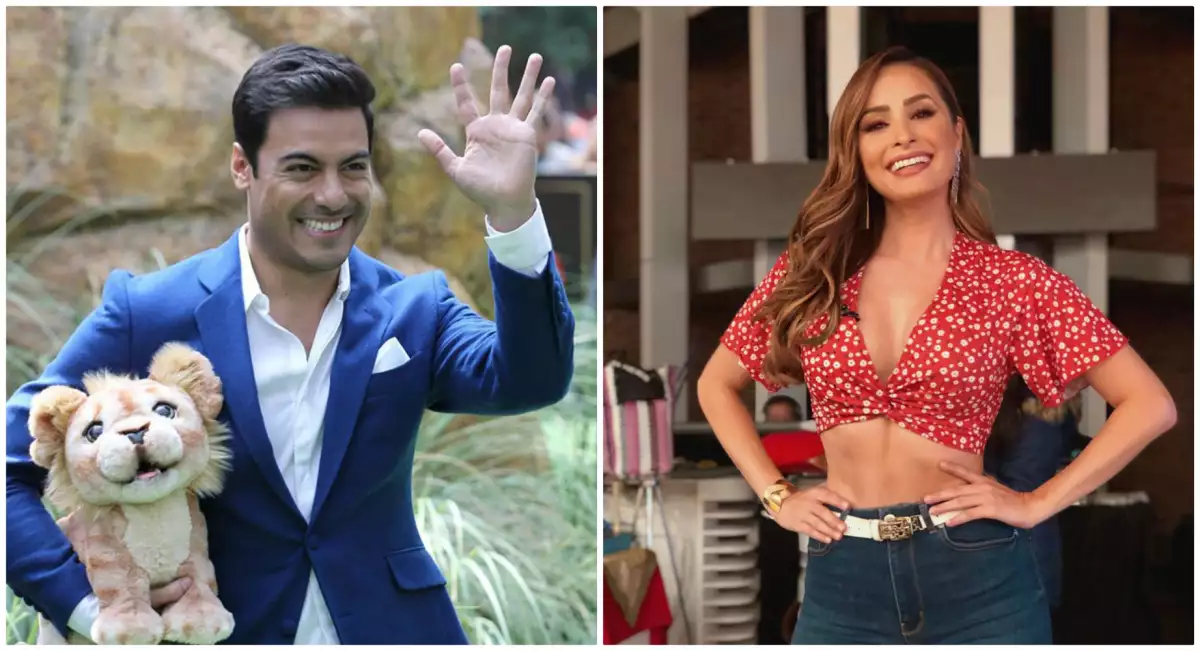 Carlos Rivera y Cynthia Rodríguez