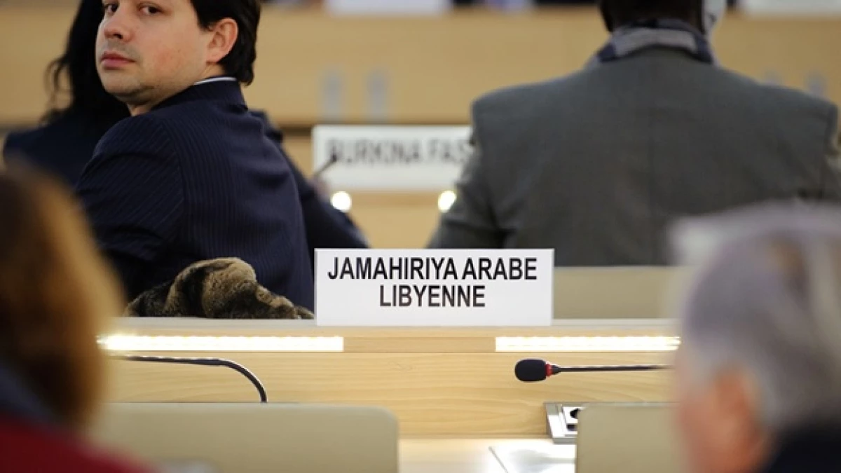 Asiento del delegado Libia en Naciones Unidas