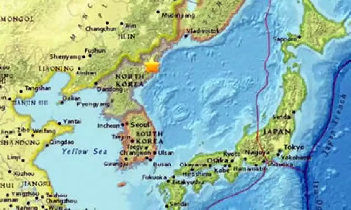Corea del Sur dijo que el epicentro del simo se ubicó a 49 kilómetros de Punggye-ri, donde Corea del Norte ha realizado pruebas nucleares. (Foto: Especial)
