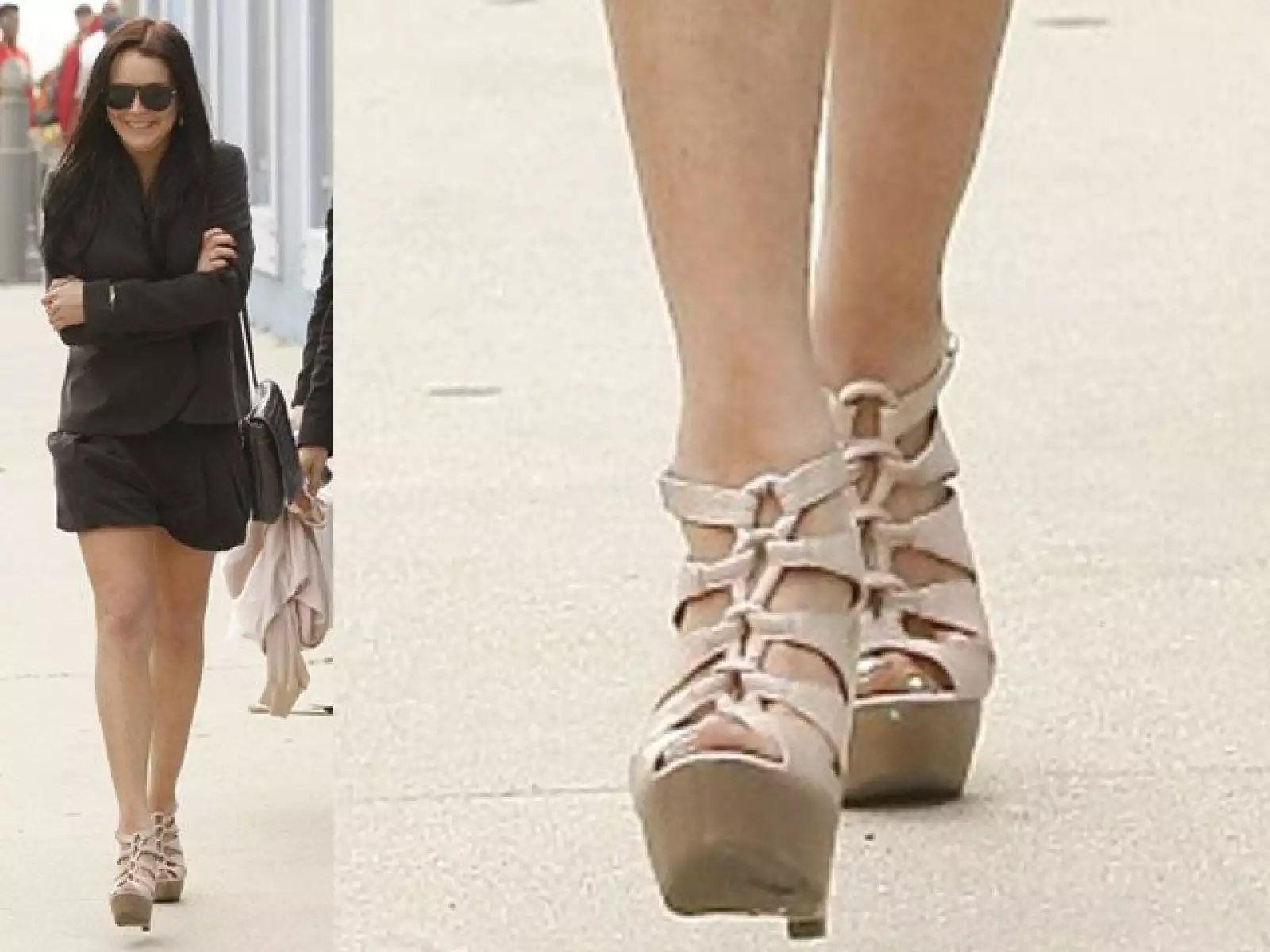 La actriz y cantante Lindsay Lohan puede presumir de tener más de 5,000 pares de zapatos.