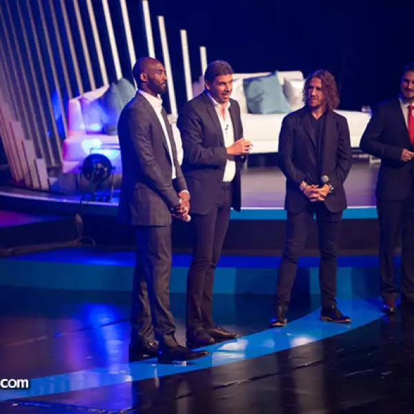 Kobe Bryant, Arturo Elías Ayub y Carles Pujol