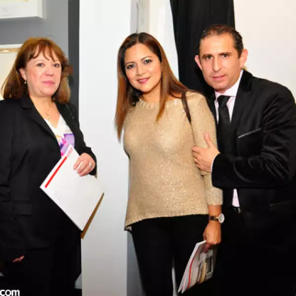 Virginia Jurado, Adriana Rodríguez y Rene Guagnelli