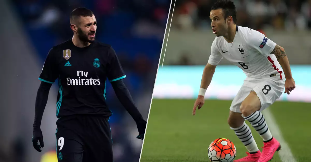 Karim Benzema y Mathieu Valbuena