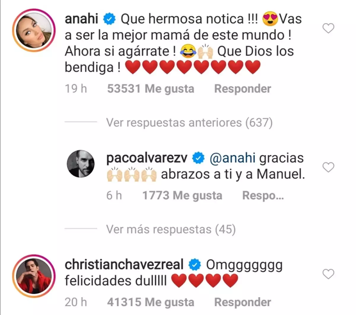Anahí comentario