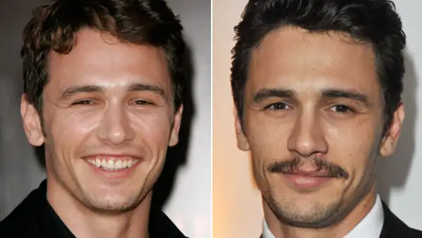 James Franco cambia frecuentemente el aspecto de su cara.