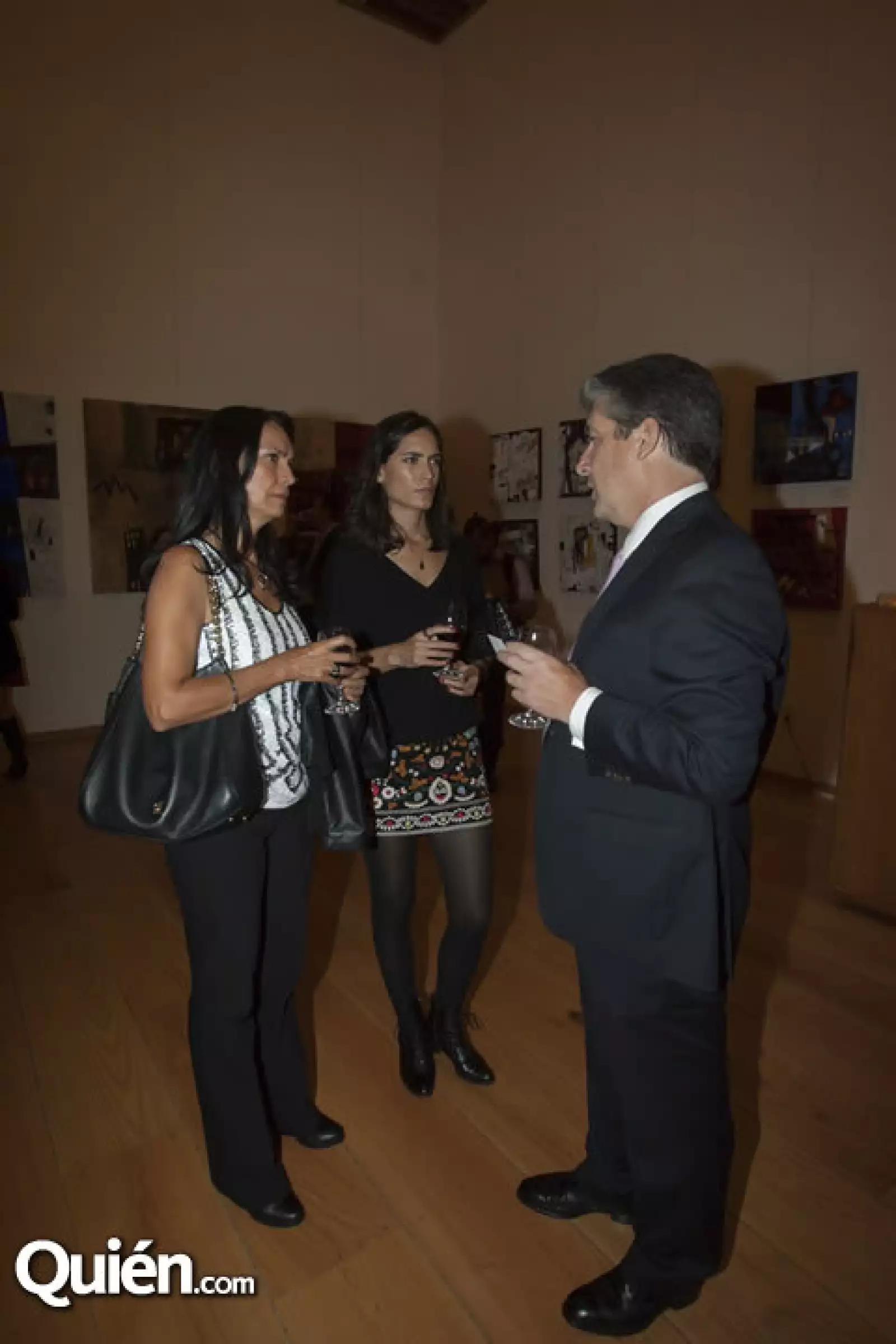 Rosalba Chávez, Rosalba Rojas y Patrick Desayve