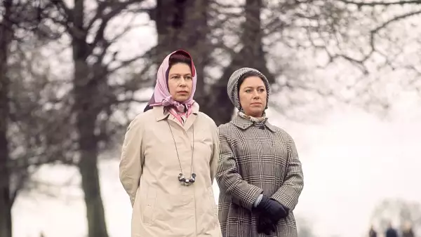Princesa Margarita y la reina Isabel II
