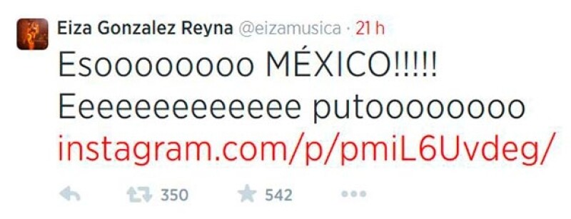 Este es el post que hizo la cantante junto a la imagen.
