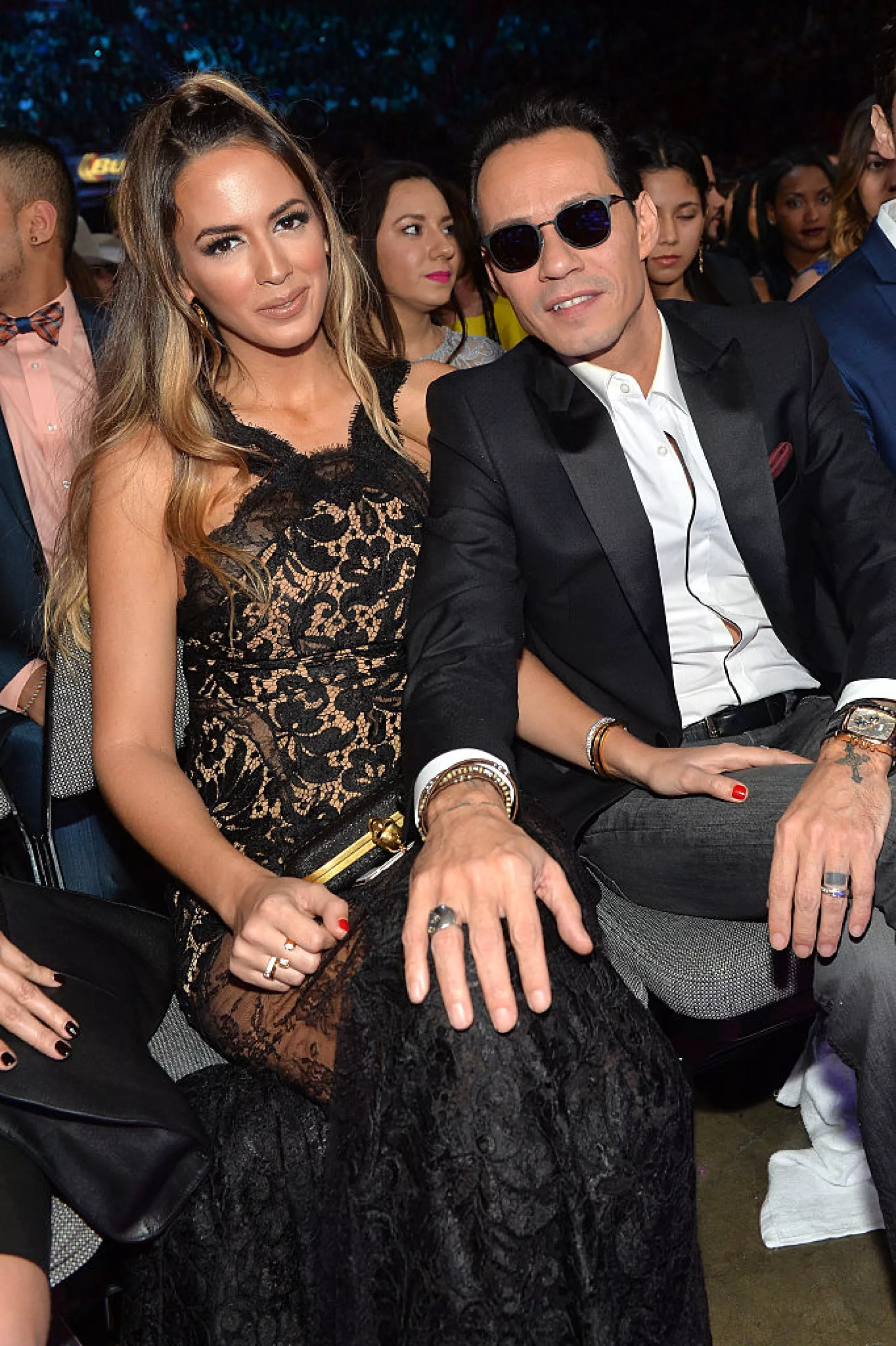 Shannon de Lima y Marc Anthony.