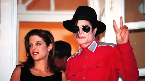 Lisa Marie Presley y Michael Jackson