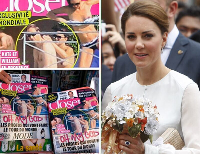 Debido a las imágenes que mostró la publicación francesa donde se aprecia a Kate Middleton topless, la monarquía buscará atacar por la vía legal.