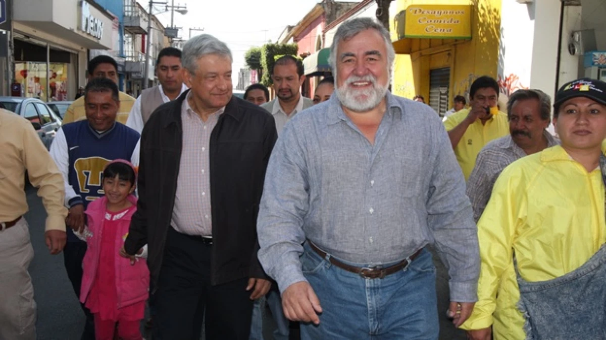 Alejandro Encinas con AMLO