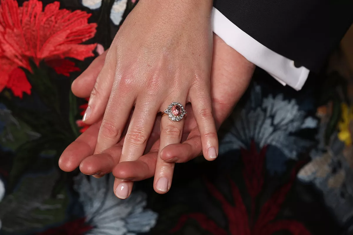 Princess Eugenie and Jack Brooksbank announce engagement, Buckingham Palace, London, UK  - 22 Jan 2018