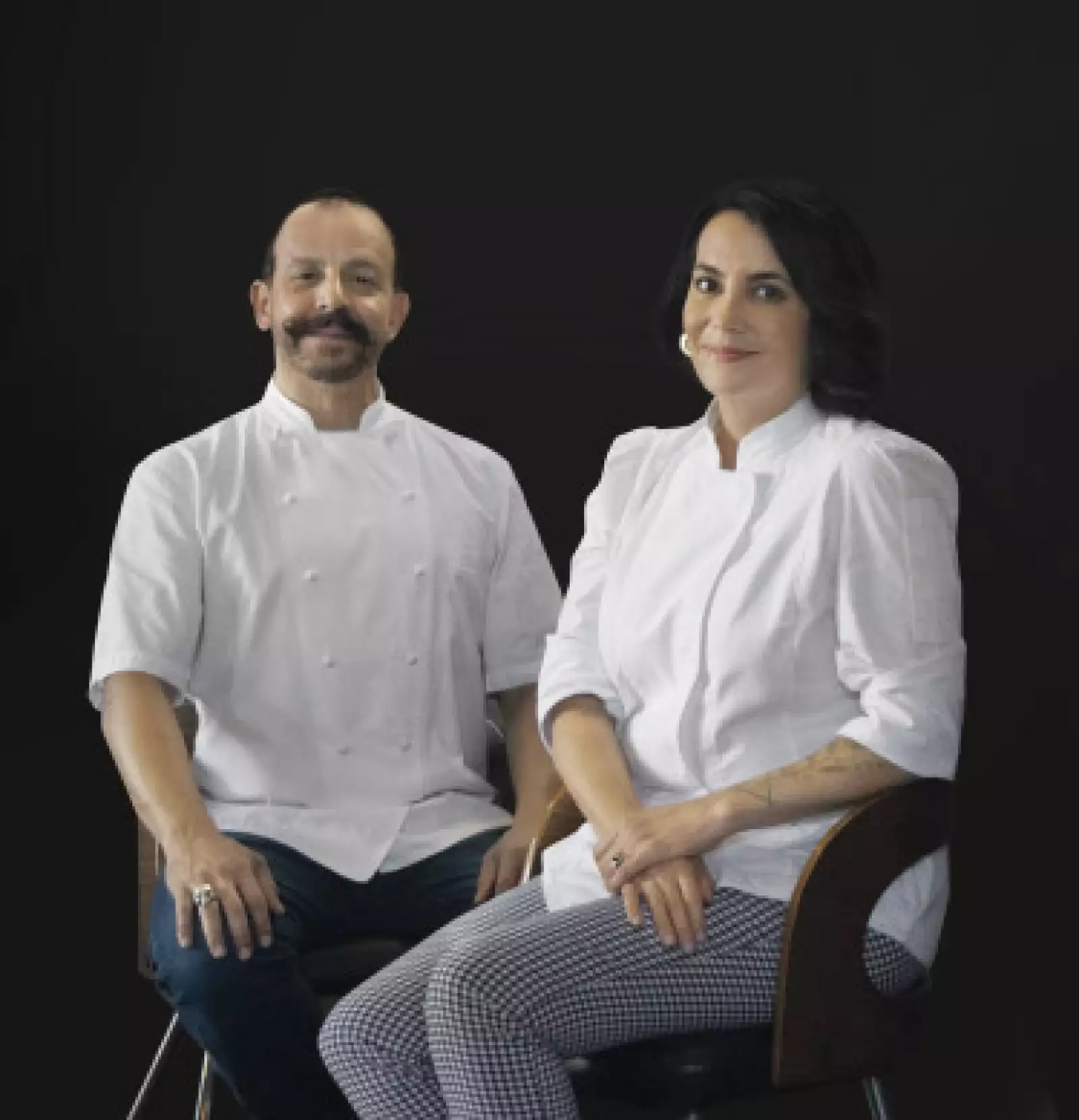 Benito Molina y Solange Muris.