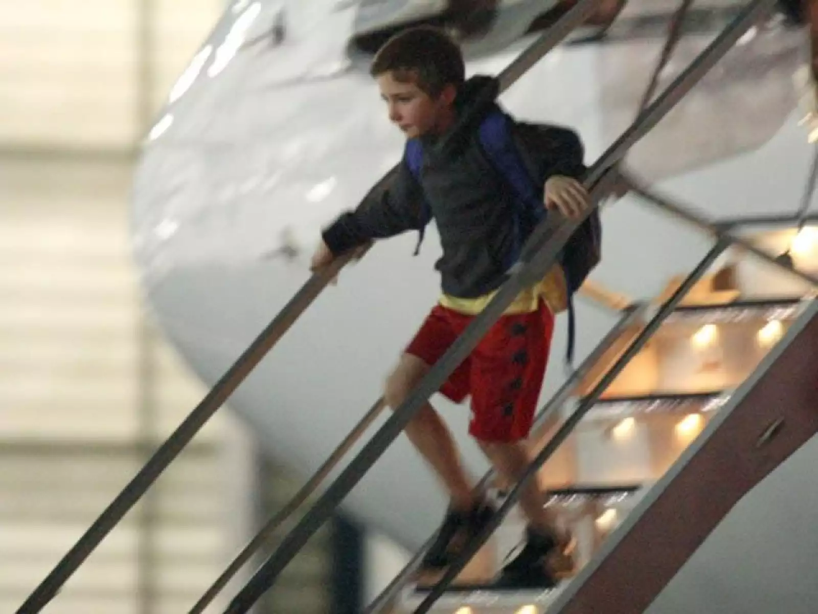 Rocco, hijo de Guy ritchie, de quien Madonna actualmente está separada y en trámites de divorcio, también acompañó a su mamá en la gira.