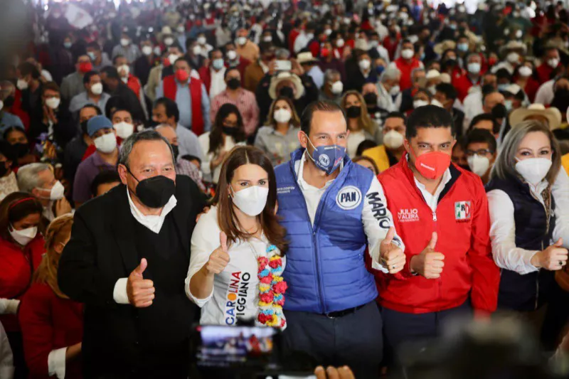 La priista Carolina Viggiano fue registrada como candidata del PAN.