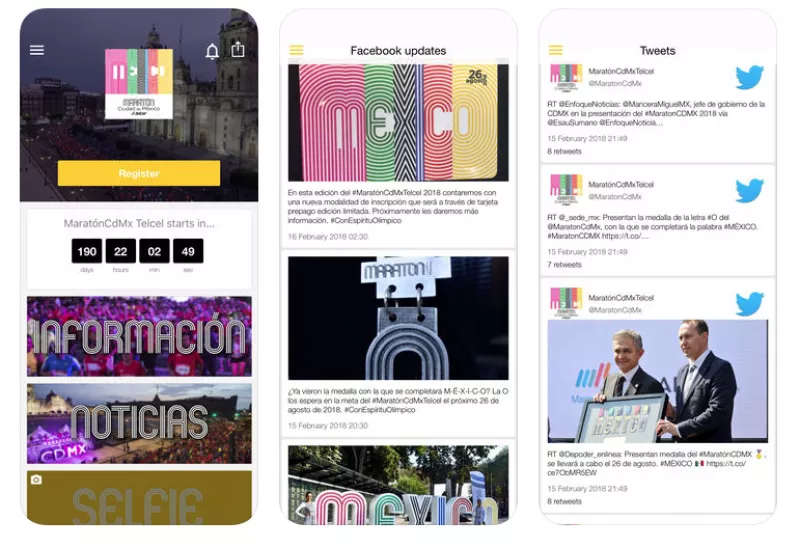 La nueva app del Maratón