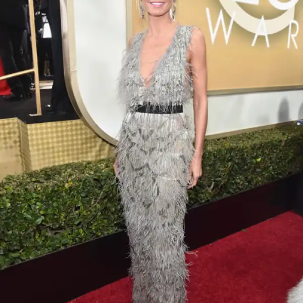 Heidi Klum en Marchesa.