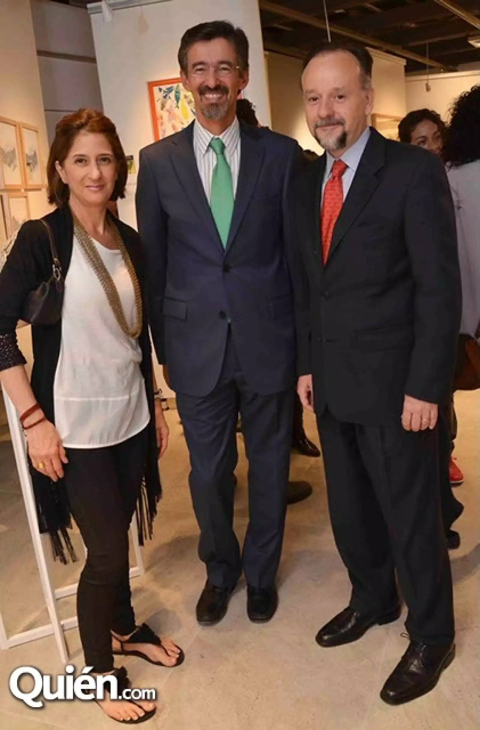 Martha Morales, Emilio Icasa y Juan Manuel Morales.