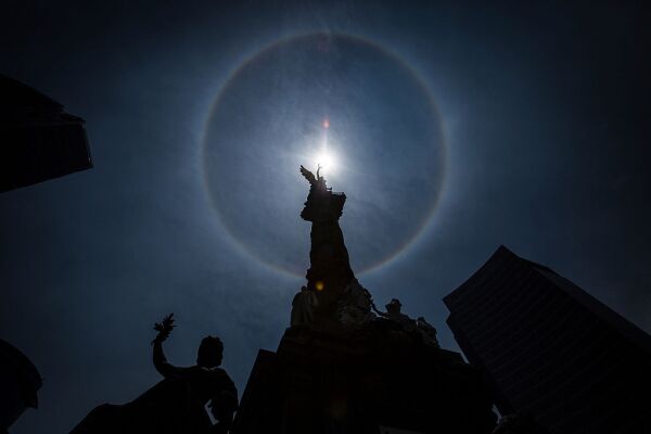 Halo Around the Sun in Mexico