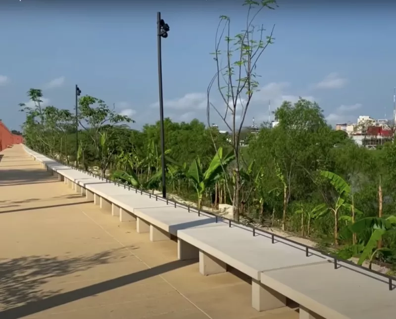 Avances del malecón de villahermosa