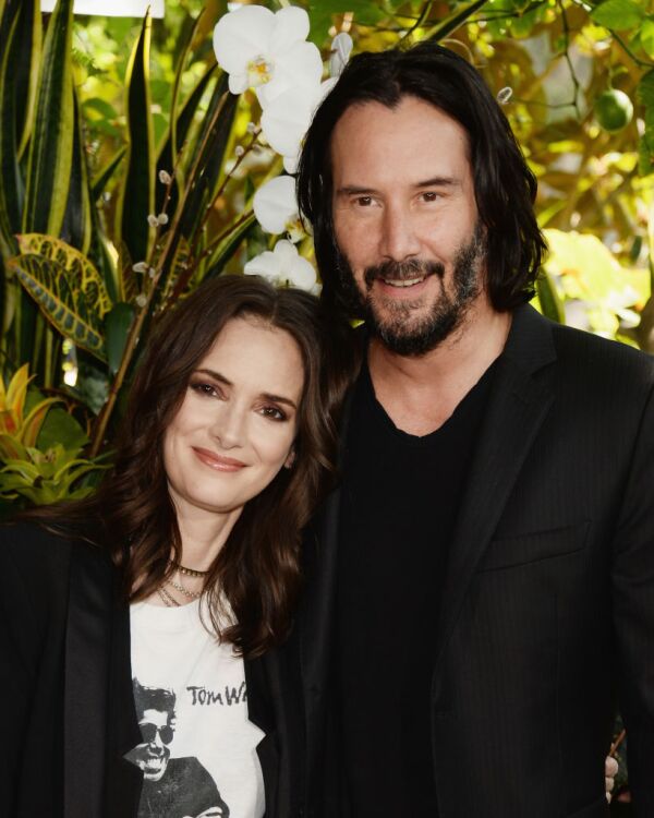 Winona Ryder y Keanu Reeves.