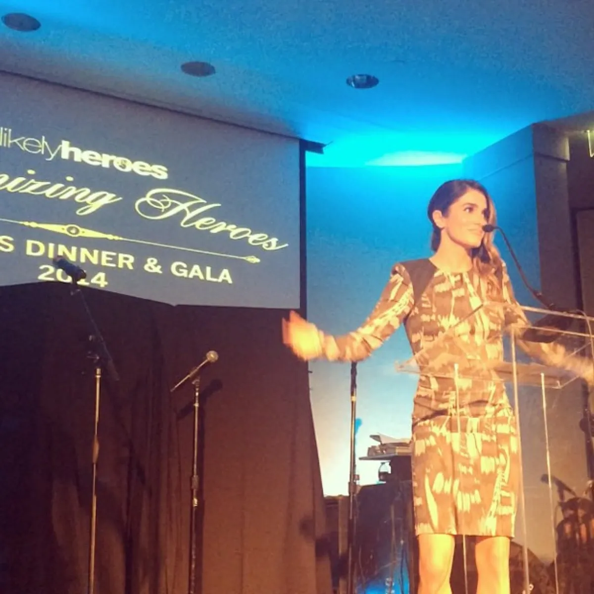 Nikki se mostró agradecida con Unlikely Heroes, fundación que la incluyó por segunda ocasión en dicha causa.